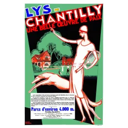 Affiche Lys-Chantilly par Roger Broders