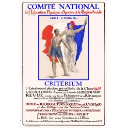 Affiche Comité National Éducation Physique 1920
