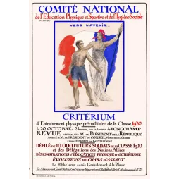 Affiche Comité National Éducation Physique 1920
