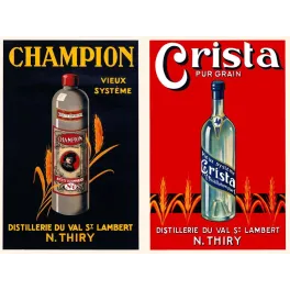 Publicité apéritif Champion Vieux Système
