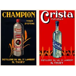 Publicité apéritif Champion Vieux Système