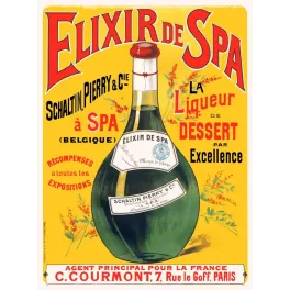 Publicité Elixir de Spa