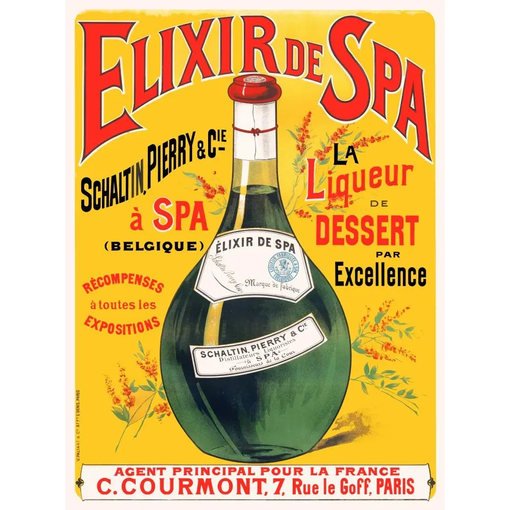 Publicité Elixir de Spa Publicité Elixir de Spa
