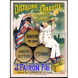 Publicité Distillerie de la Chabotte par J. François
