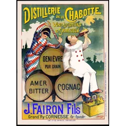 Publicité Distillerie de la Chabotte par J. François