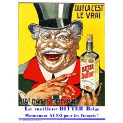 Publicité Bitter de Scheut