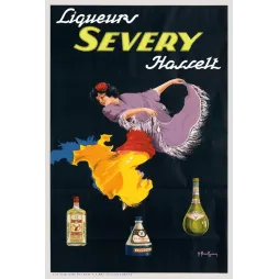 Publicité Liqueurs Severy Hasselt par Beckmans