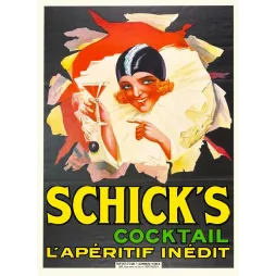 Publicité Schick's Cocktail