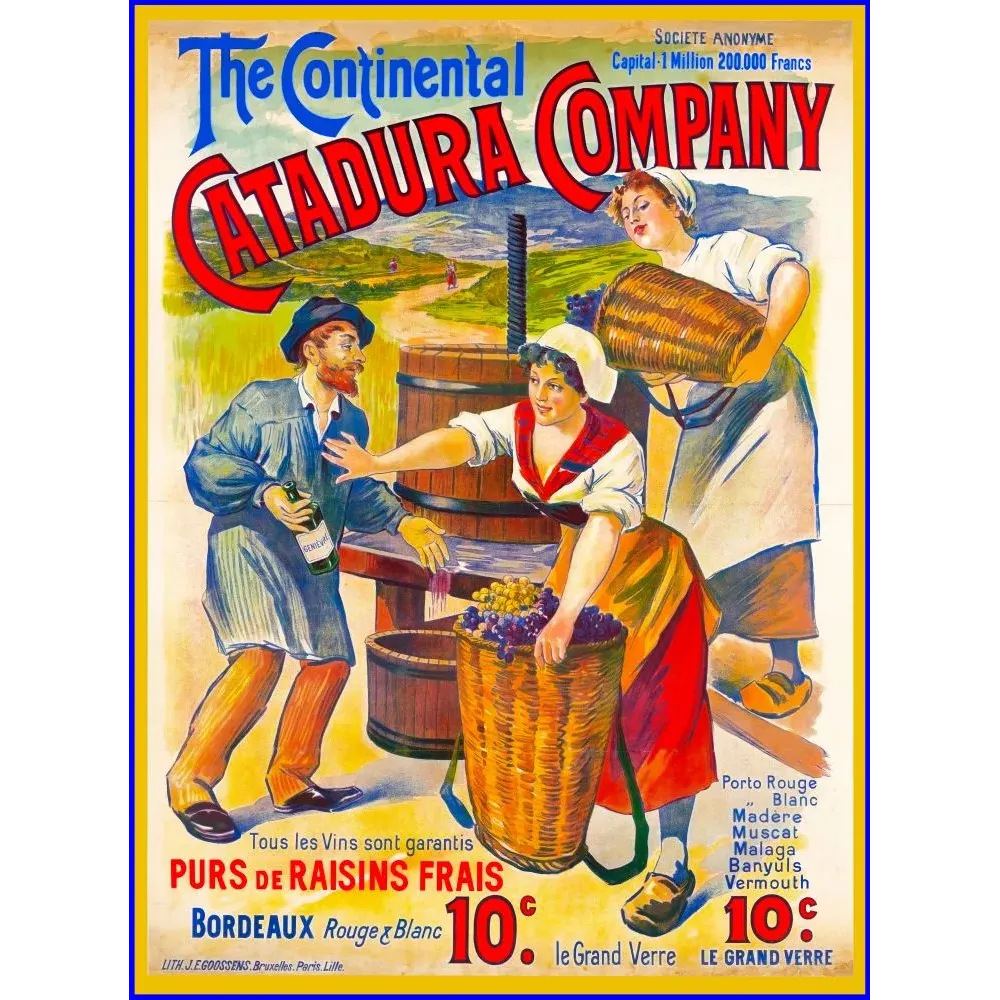 Publicité The Continental Catadura Company Publicité The Continental Catadura Company