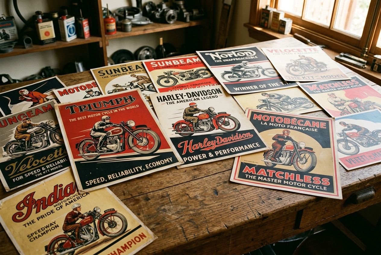 Publicité moto ancienne : la galerie des meilleures vieilles pubs