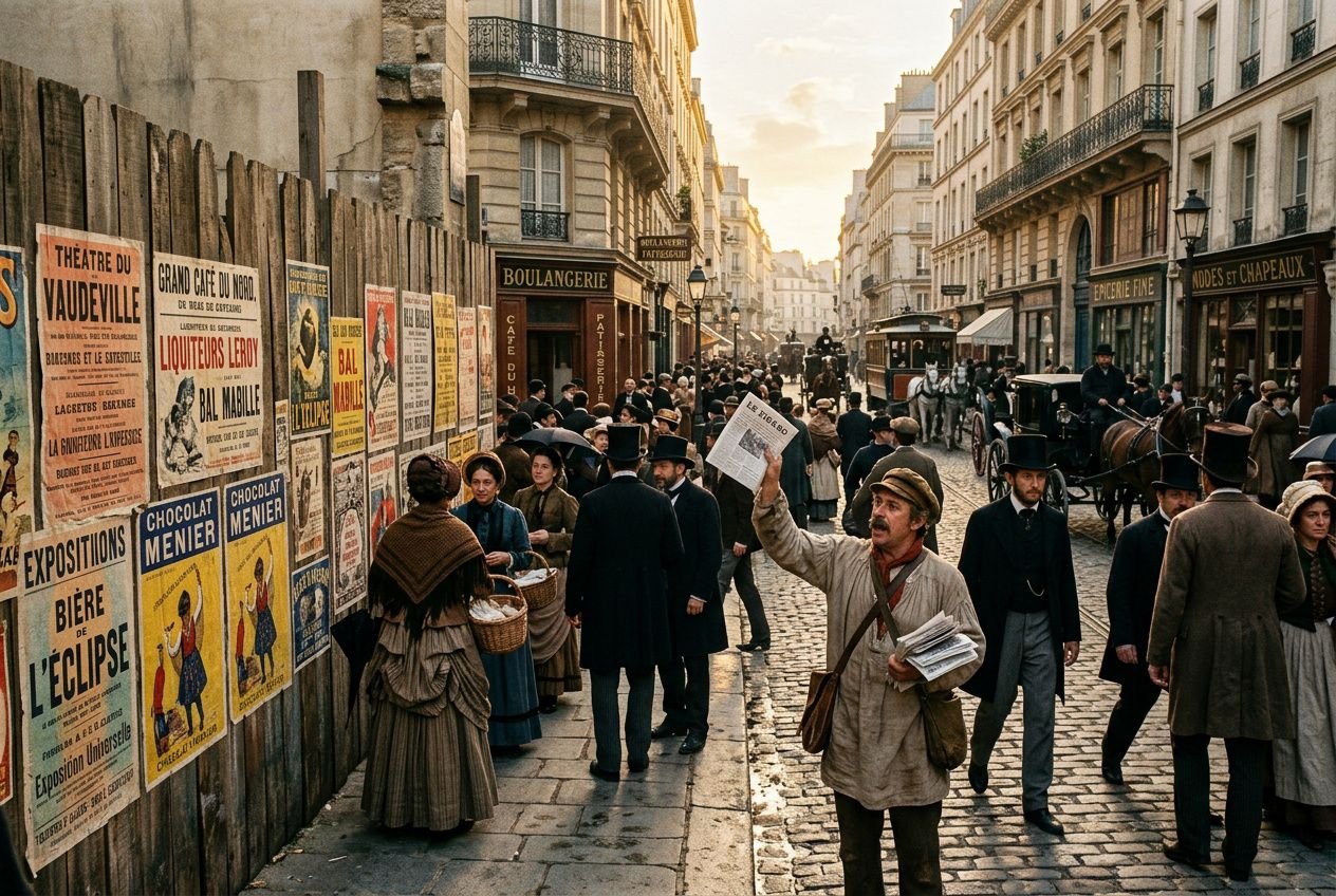 Évolution de la publicité française au xixe siècle : affiches et réclame