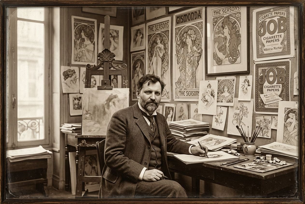 Alphonse Mucha : biographie du peintre et maître de l'art nouveau